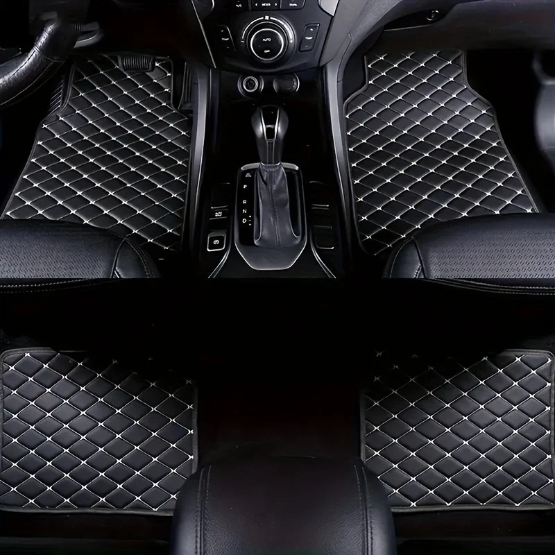 4 Pezzi Universali Tappetini Per Auto Impermeabili Anteriore Posteriore Set Completo Tappeti Auto In Pelle Accessori Interni Per Auto