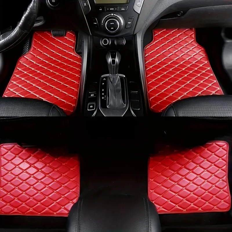 4 Pezzi Universali Tappetini Per Auto Impermeabili Anteriore Posteriore Set Completo Tappeti Auto In Pelle Accessori Interni Per Auto