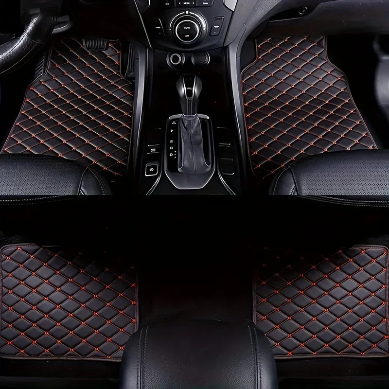 4 Pezzi Universali Tappetini Per Auto Impermeabili Anteriore Posteriore Set Completo Tappeti Auto In Pelle Accessori Interni Per Auto