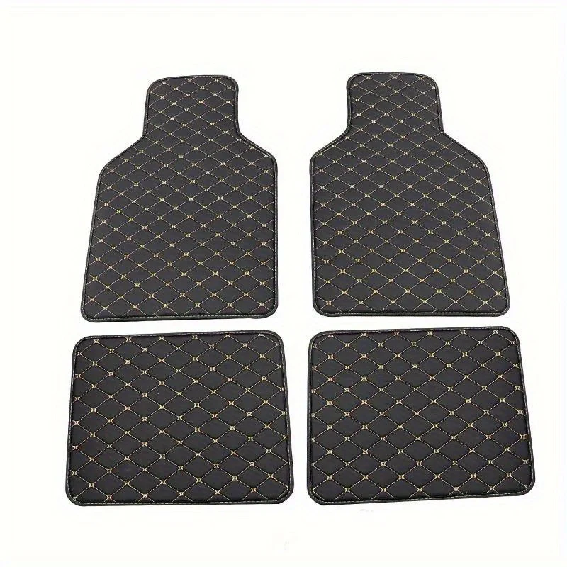 4 Pezzi Universali Tappetini Per Auto Impermeabili Anteriore Posteriore Set Completo Tappeti Auto In Pelle Accessori Interni Per Auto