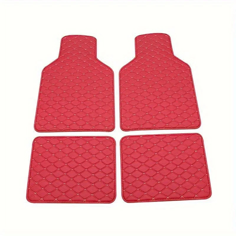 4 Pezzi Universali Tappetini Per Auto Impermeabili Anteriore Posteriore Set Completo Tappeti Auto In Pelle Accessori Interni Per Auto