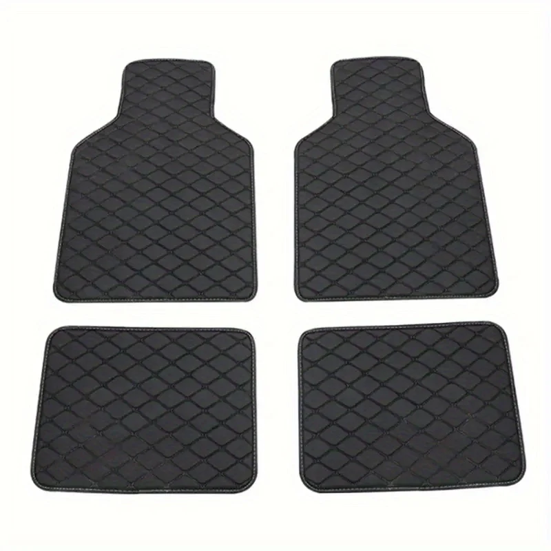 4 Pezzi Universali Tappetini Per Auto Impermeabili Anteriore Posteriore Set Completo Tappeti Auto In Pelle Accessori Interni Per Auto