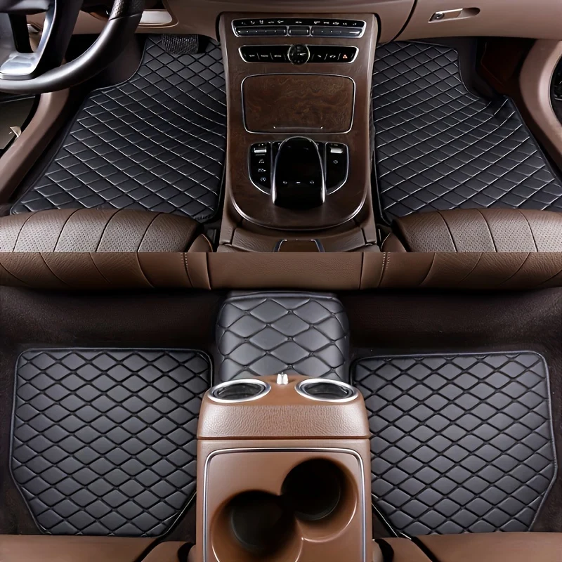 2-5 Pezzi Tappetini Per Auto Universali Impermeabili Set Completo Anteriore Posteriore Tappeti Per Auto In Pelle Accessori Per Interni