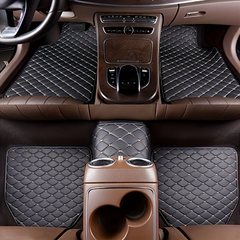 2-5 Pezzi Tappetini Per Auto Universali Impermeabili Set Completo Anteriore Posteriore Tappeti Per Auto In Pelle Accessori Per Interni