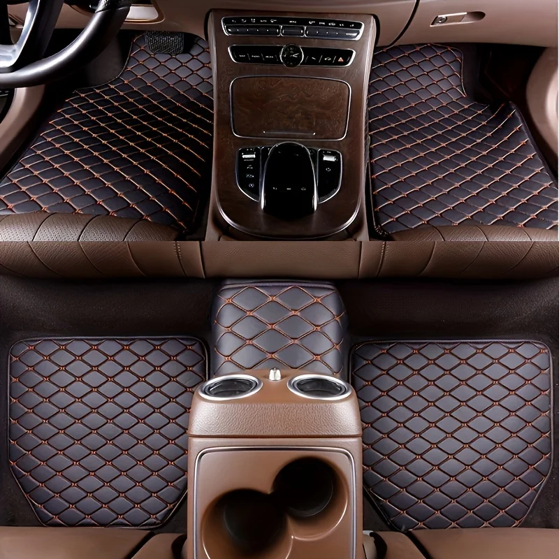 2-5 Pezzi Tappetini Per Auto Universali Impermeabili Set Completo Anteriore Posteriore Tappeti Per Auto In Pelle Accessori Per Interni