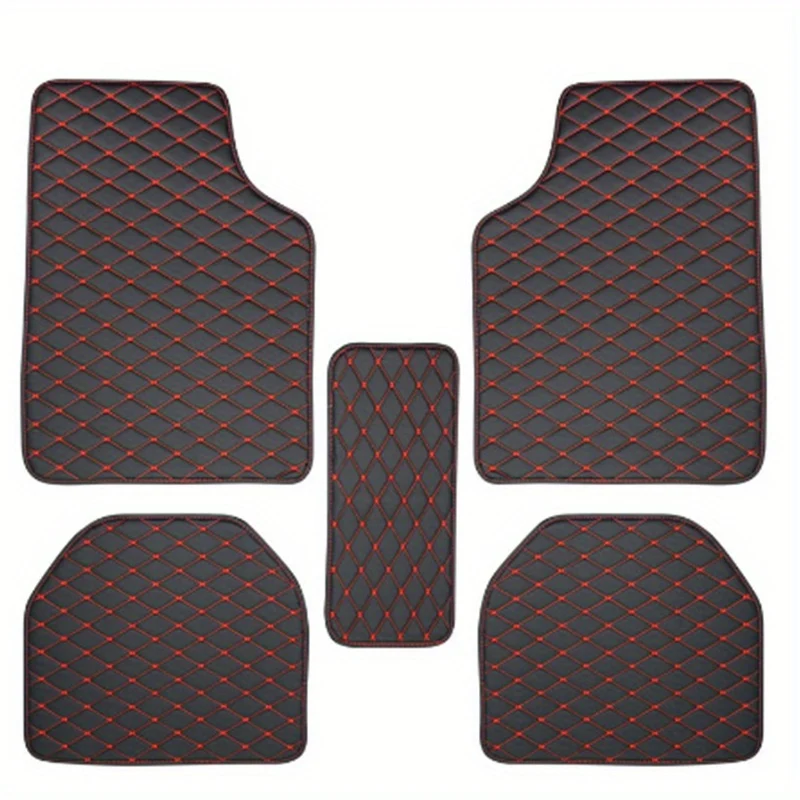 2-5 Pezzi Tappetini Per Auto Universali Impermeabili Set Completo Anteriore Posteriore Tappeti Per Auto In Pelle Accessori Per Interni
