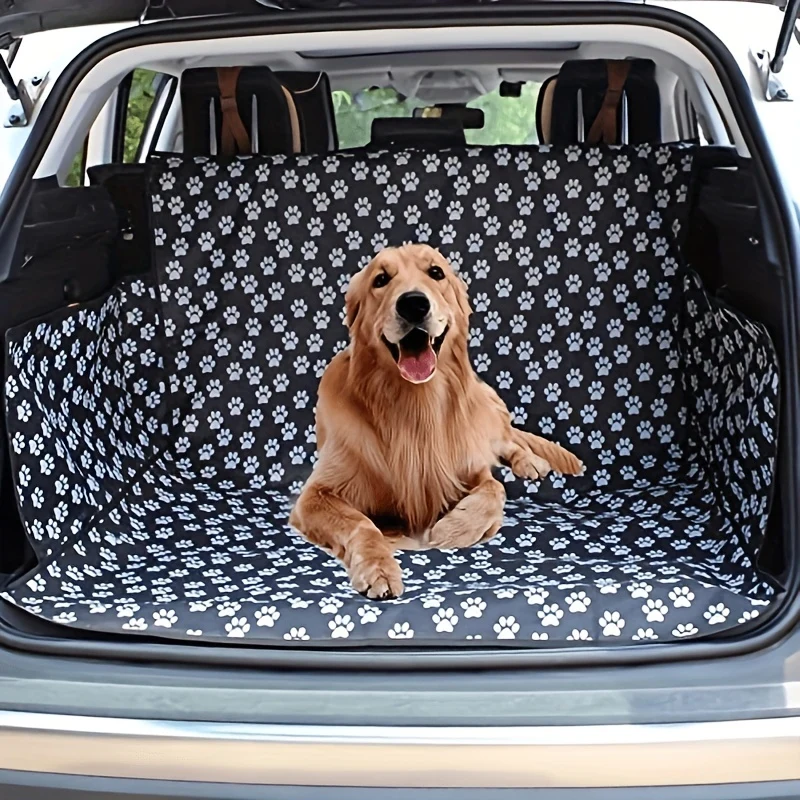 Mantieni La Tua Auto Pulita E Confortevole Con Una Copertura Universale Per Il Sedile E Il Letto Del Bagagliaio Per Animali Domestici!