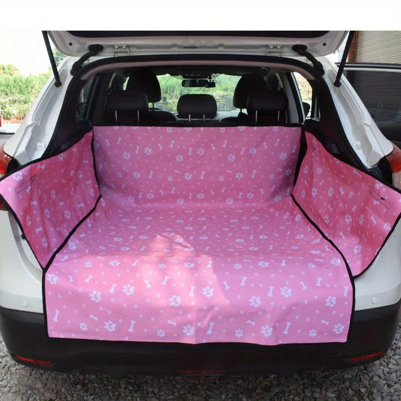 Mantieni La Tua Auto Pulita E Confortevole Con Una Copertura Universale Per Il Sedile E Il Letto Del Bagagliaio Per Animali Domestici!