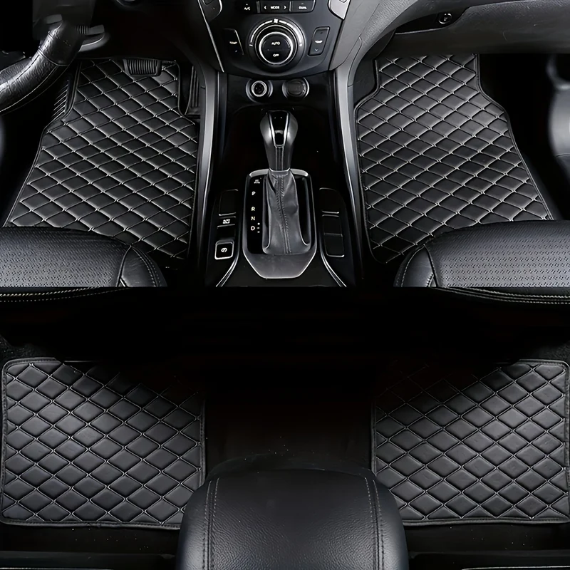 4 Tappetini Universali Impermeabili Per Auto, Anteriori E Posteriori, Accessori Per Tappeti In Pelle Per Auto, Accessori Interni Per Auto