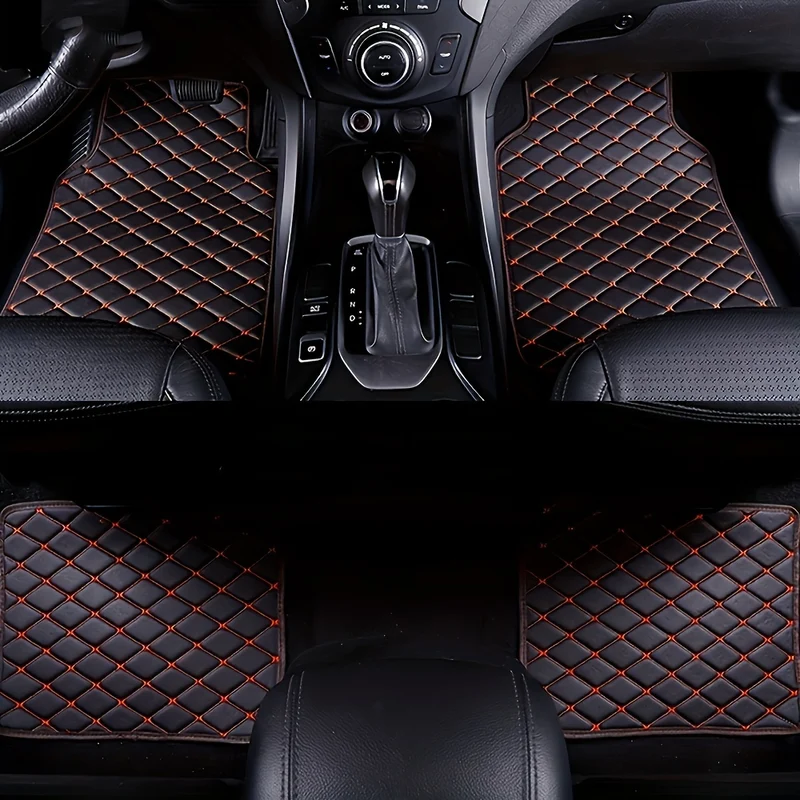 4 Tappetini Universali Impermeabili Per Auto, Anteriori E Posteriori, Accessori Per Tappeti In Pelle Per Auto, Accessori Interni Per Auto