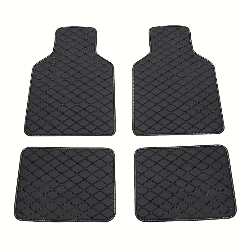 4 Tappetini Universali Impermeabili Per Auto, Anteriori E Posteriori, Accessori Per Tappeti In Pelle Per Auto, Accessori Interni Per Auto