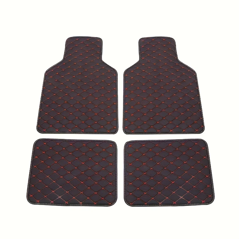 4 Tappetini Universali Impermeabili Per Auto, Anteriori E Posteriori, Accessori Per Tappeti In Pelle Per Auto, Accessori Interni Per Auto