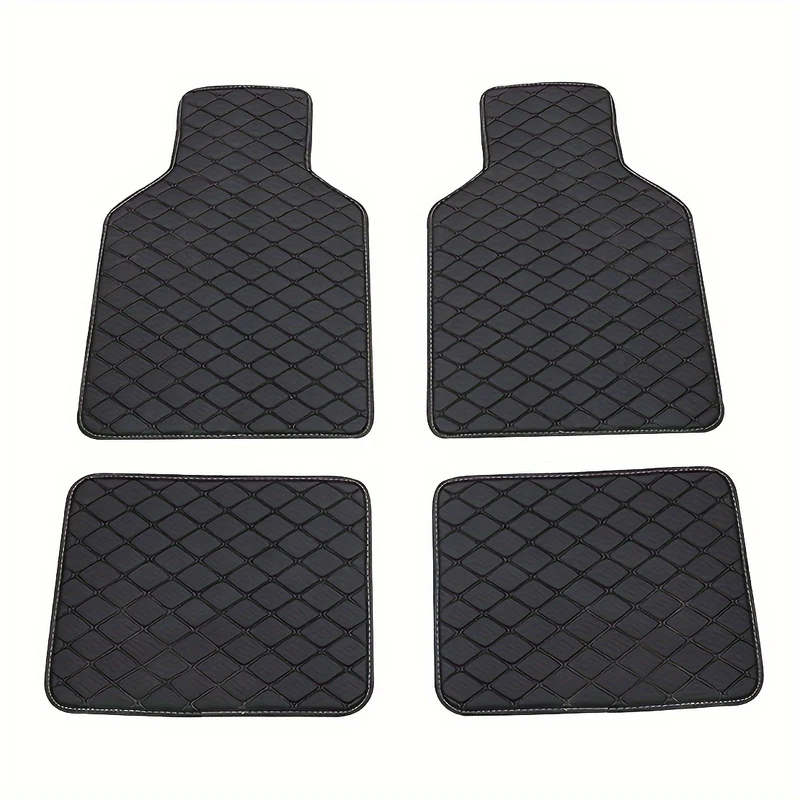 4 Tappetini Universali Impermeabili Per Auto, Anteriori E Posteriori, Accessori Per Tappeti In Pelle Per Auto, Accessori Interni Per Auto