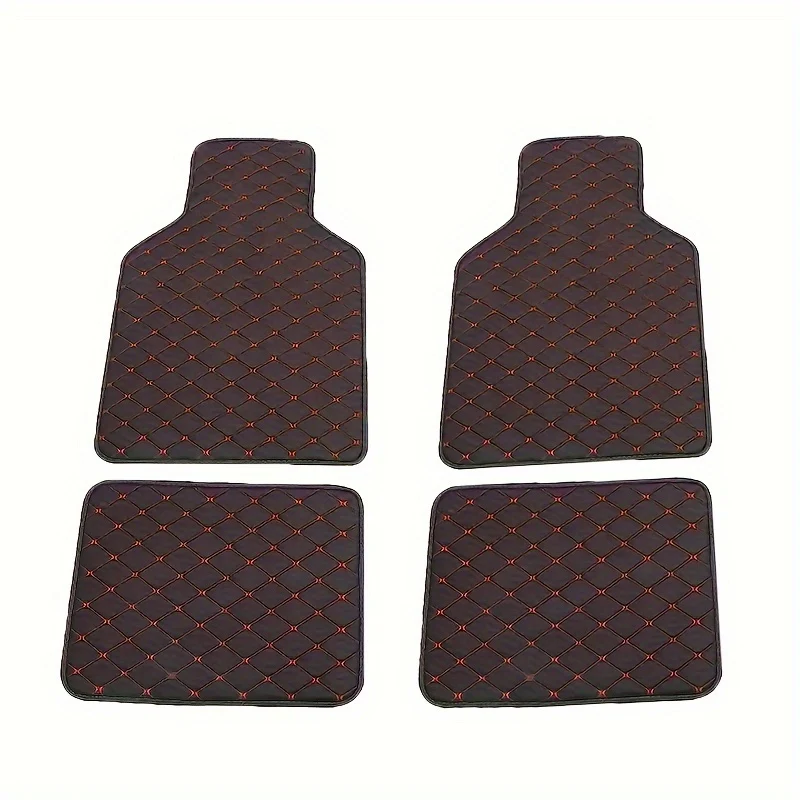4 Tappetini Universali Impermeabili Per Auto, Anteriori E Posteriori, Accessori Per Tappeti In Pelle Per Auto, Accessori Interni Per Auto