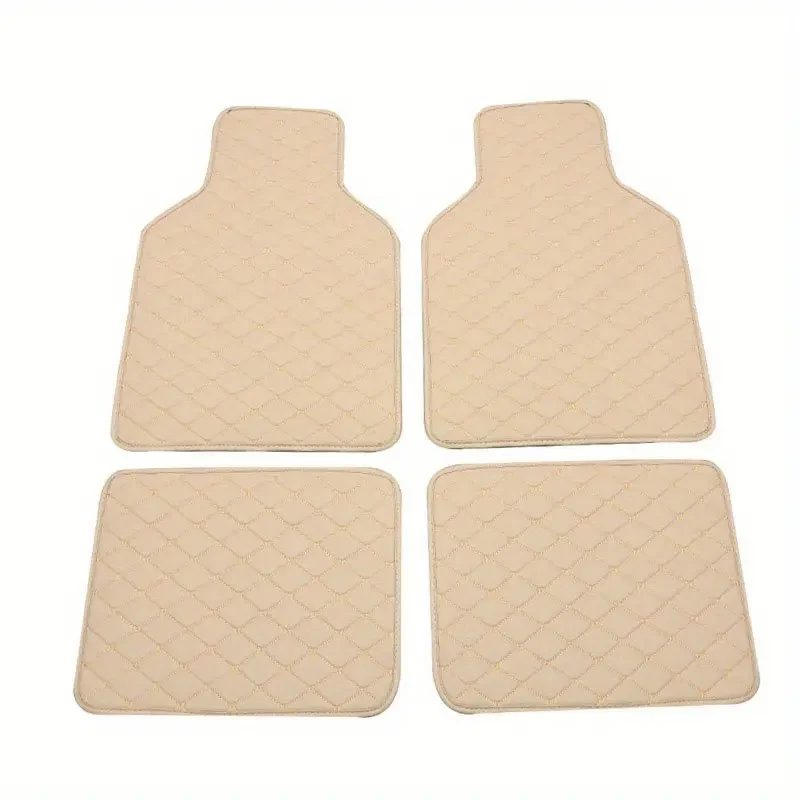 4 Tappetini Universali Impermeabili Per Auto, Anteriori E Posteriori, Accessori Per Tappeti In Pelle Per Auto, Accessori Interni Per Auto