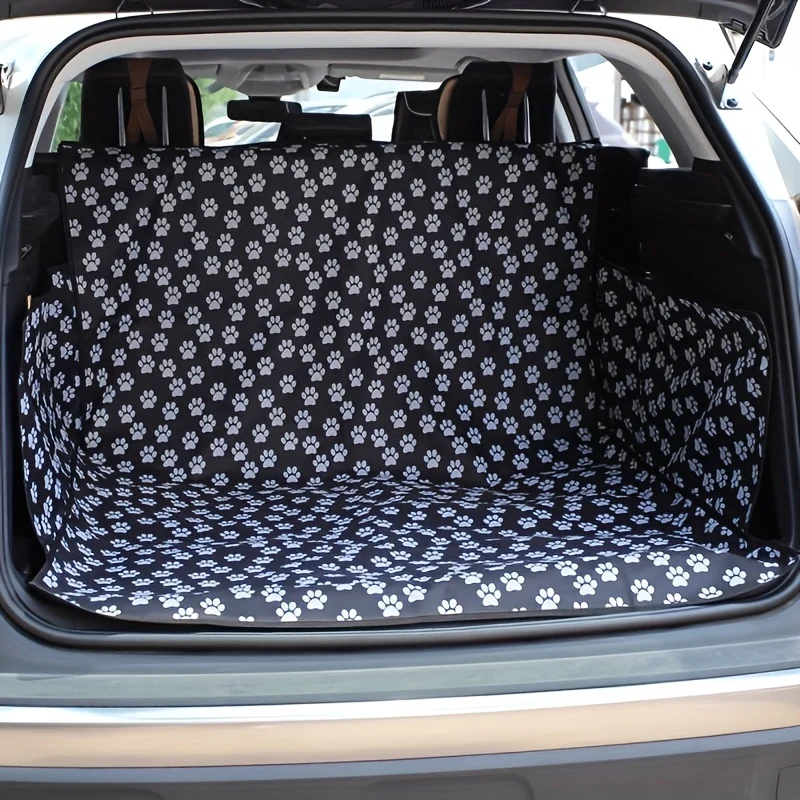 Mantieni La Tua Auto Pulita E Confortevole Con Una Copertura Universale Per Il Sedile E Il Letto Del Bagagliaio Per Animali Domestici!
