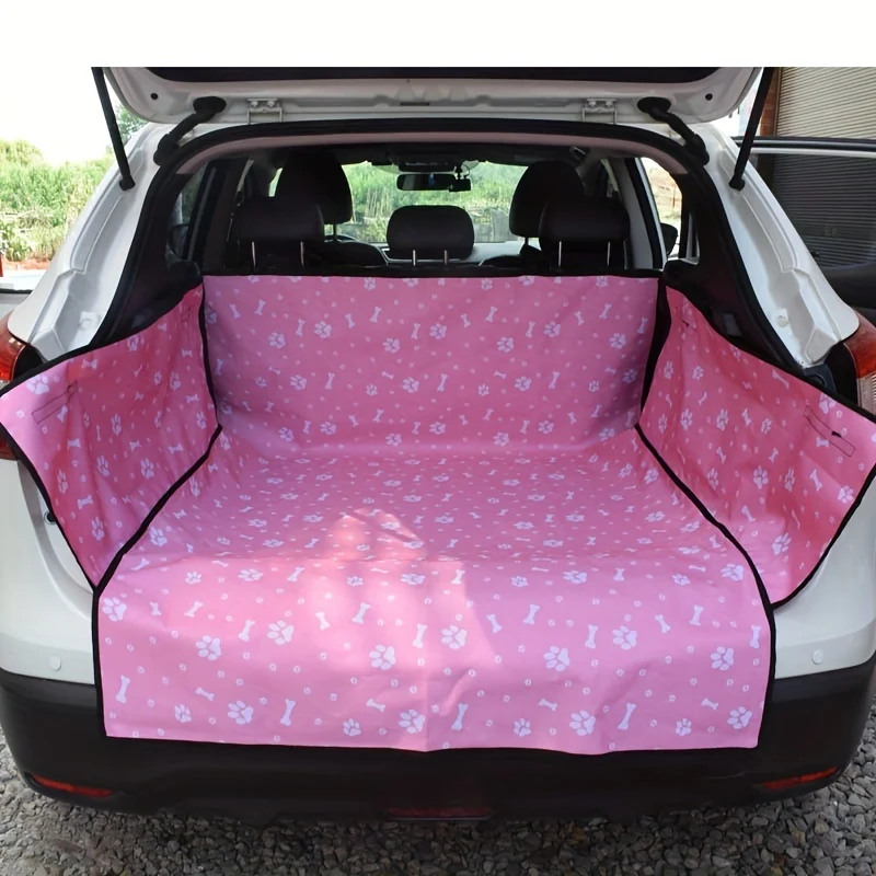 Mantieni La Tua Auto Pulita E Confortevole Con Una Copertura Universale Per Il Sedile E Il Letto Del Bagagliaio Per Animali Domestici!