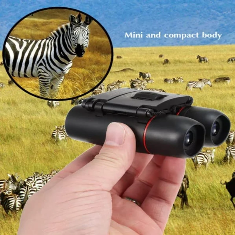 Binocolo 30x60 Per Adulti Mini Binocolo Compatto Per Adulti Osservazione Degli Uccelli Escursionismo Caccia Alla Fauna Selvatica Formato Tascabile Portatile Antiappannamento Impermeabile