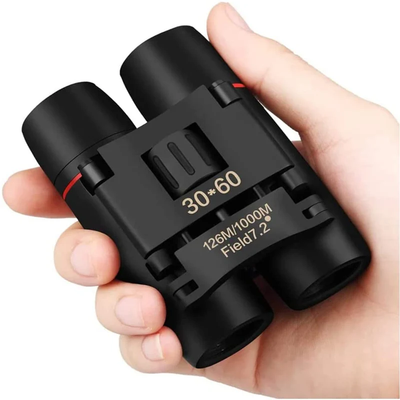 Binocolo 30x60 Per Adulti Mini Binocolo Compatto Per Adulti Osservazione Degli Uccelli Escursionismo Caccia Alla Fauna Selvatica Formato Tascabile Portatile Antiappannamento Impermeabile