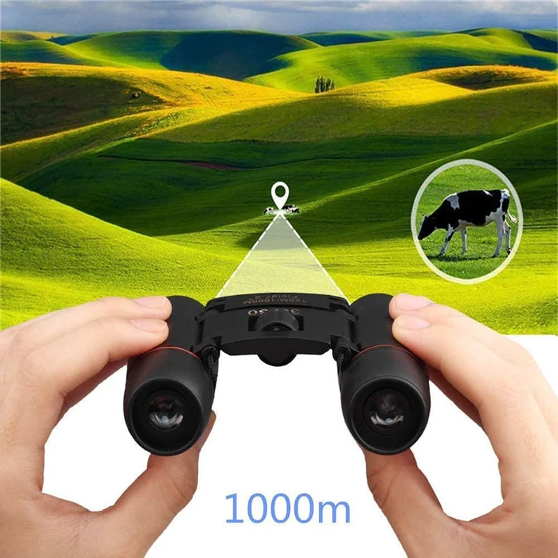 Binocolo 30x60 Per Adulti Mini Binocolo Compatto Per Adulti Osservazione Degli Uccelli Escursionismo Caccia Alla Fauna Selvatica Formato Tascabile Portatile Antiappannamento Impermeabile