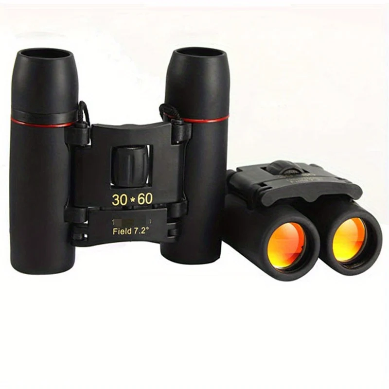 Binocolo 30x60 Per Adulti Mini Binocolo Compatto Per Adulti Osservazione Degli Uccelli Escursionismo Caccia Alla Fauna Selvatica Formato Tascabile Portatile Antiappannamento Impermeabile