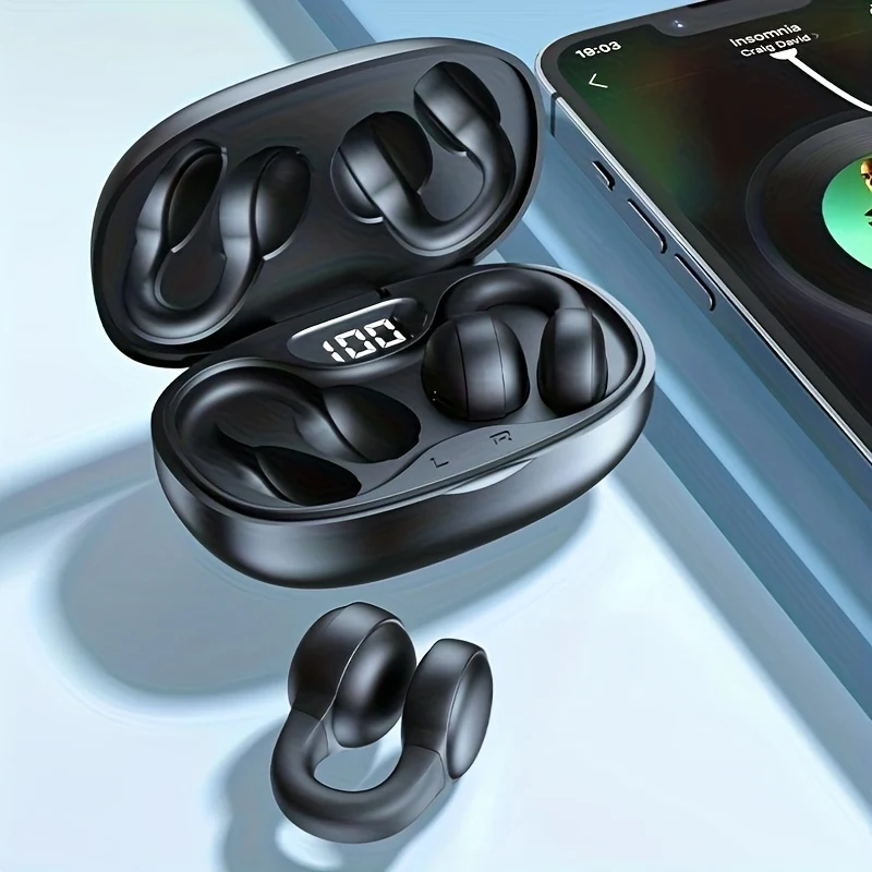 Nuove Cuffie Wireless Touch Earphones Clip-Ear Per Xiaomi Earphone Per IPhone Earbud
