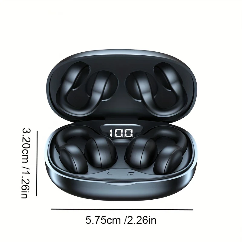 Nuove Cuffie Wireless Touch Earphones Clip-Ear Per Xiaomi Earphone Per IPhone Earbud