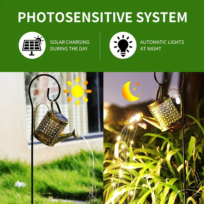 Luce Da Giardino Solare A Farfalla, Lampada Da Doccia Solare Per Esterni Impermeabile, Decorazione Per Giardino, Cortile, Prato, Paesaggio Del Giardino