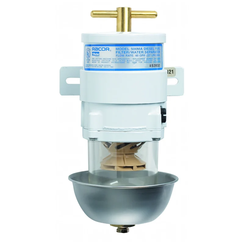 Filtro separatore Racor 500/900/1000 MA con coppette di ricambio