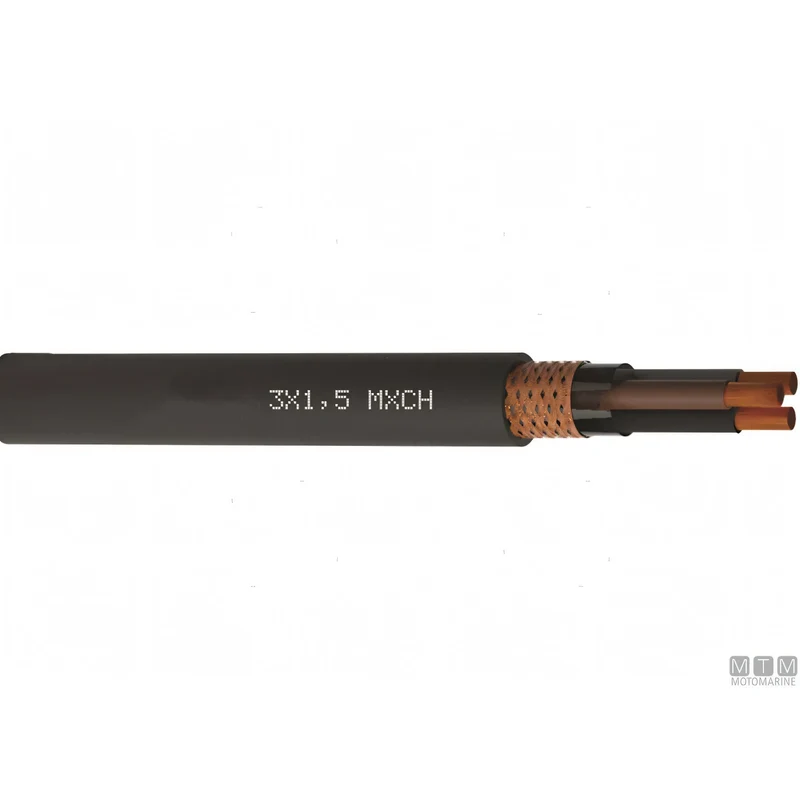 Cavo Elettrico Schermato RINA 3x2,5mm² - Bobina 50m