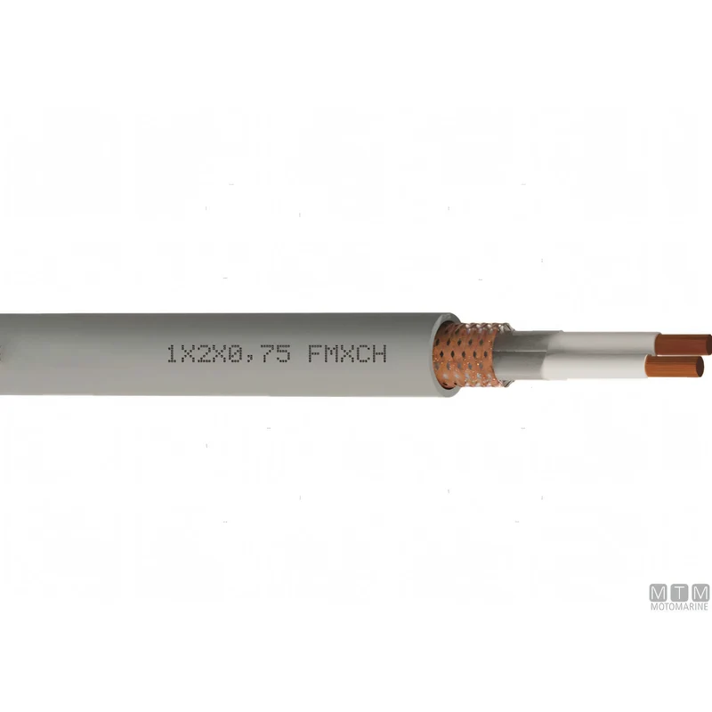 Cavo Elettrico Schermato RINA 1x2x0,75mm - Bobina 50m