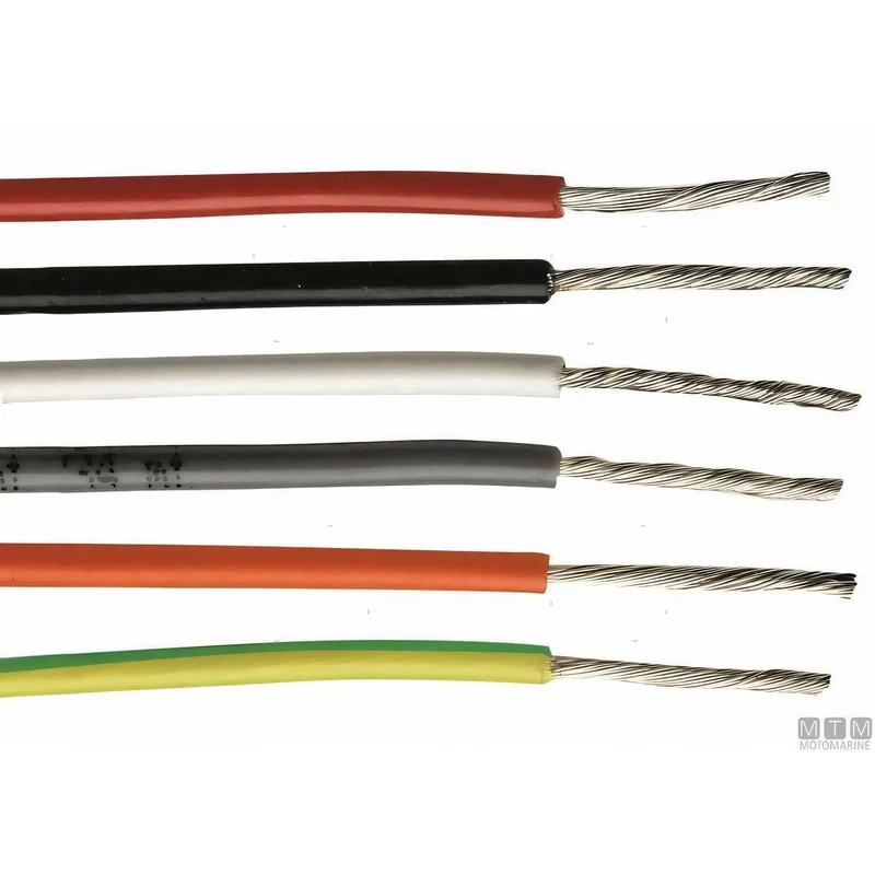 Cavo Elettrico Marino Unipolare 1x6 mm² in Rame Stagnato RI.Na. – Bobina 50 m