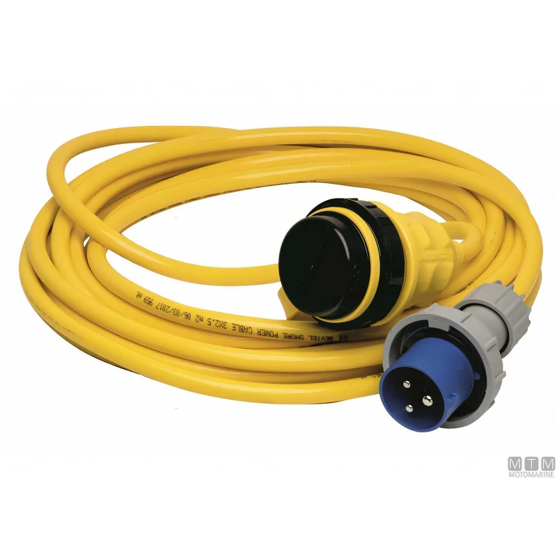 Cavo Banchina MTM con Presa Marinco e Spina CE IP67