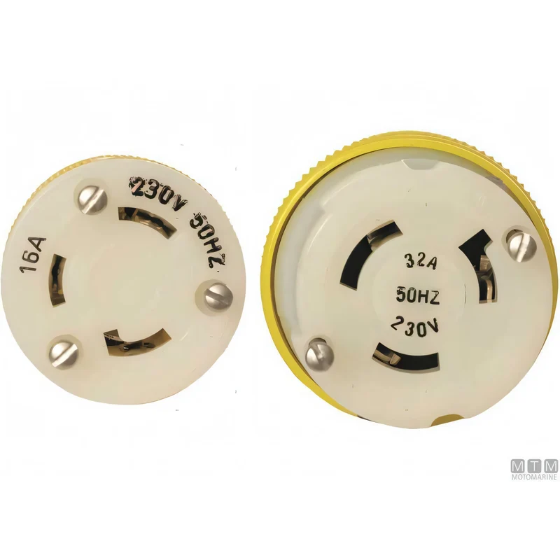 Cavo Banchina MTM con Presa Marinco e Spina CE IP67