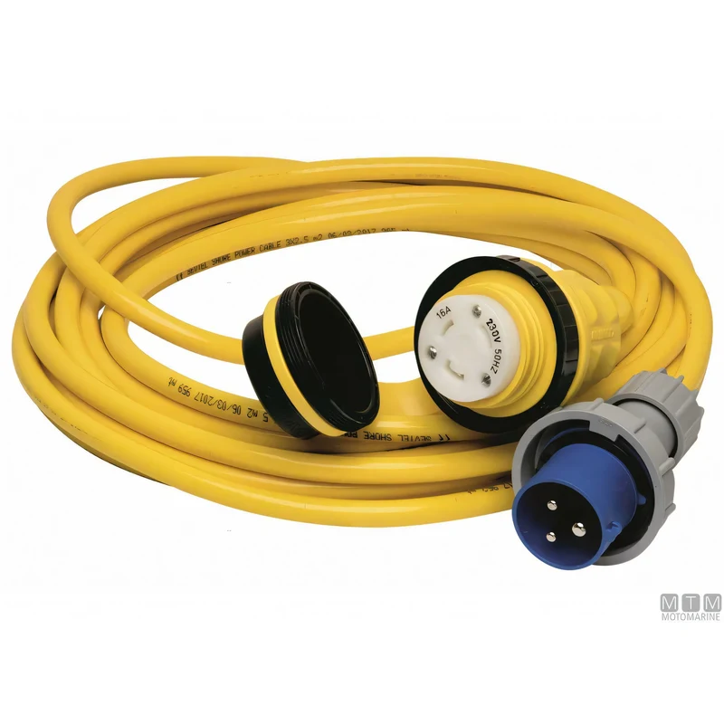Cavo Banchina MTM con Presa Marinco e Spina CE IP67
