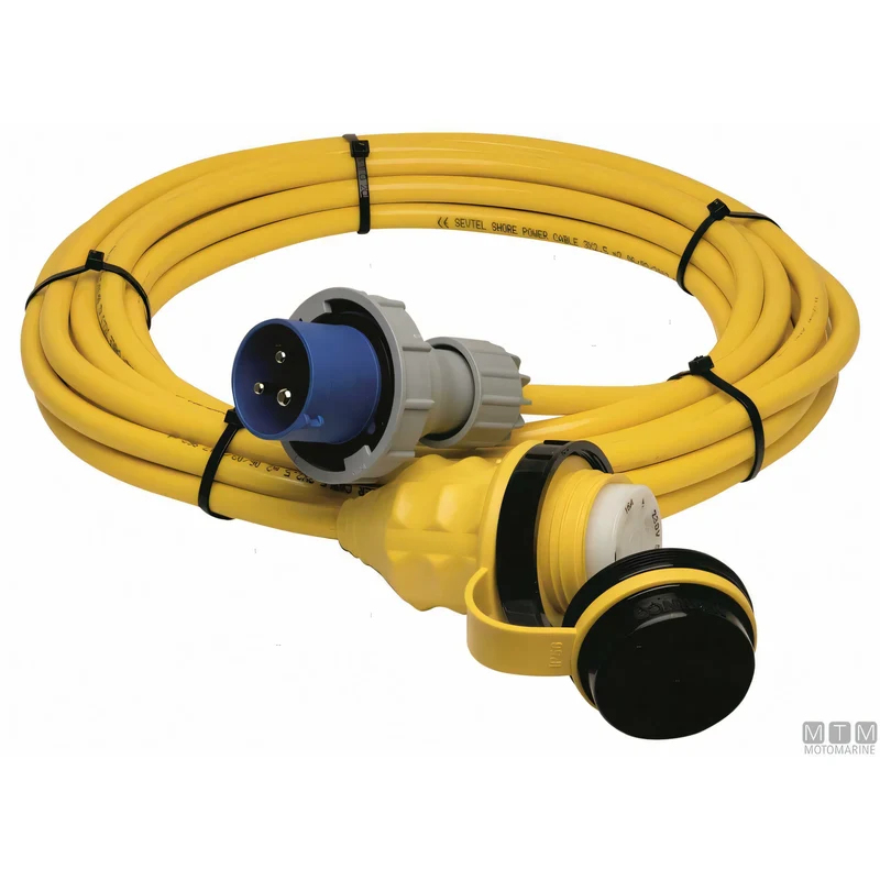 Cavo Banchina MTM con Presa Marinco e Spina CE IP67