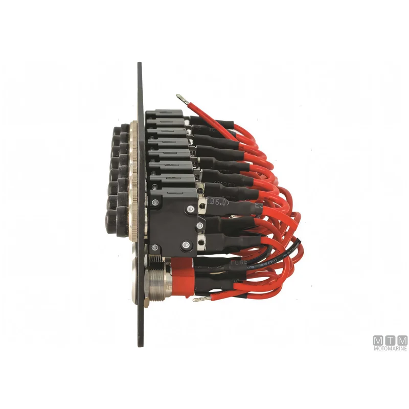 Pannello Quadro Elettrico MTM in Alluminio con Pulsanti Inox
