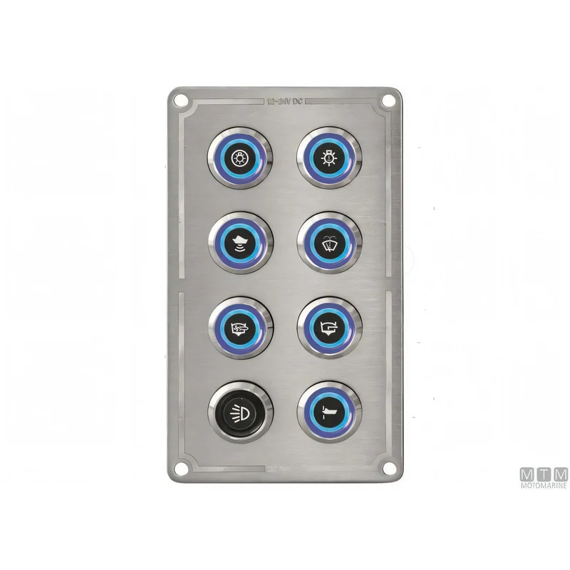 Pannello Quadro Elettrico Inox con Pulsanti Inox MTM