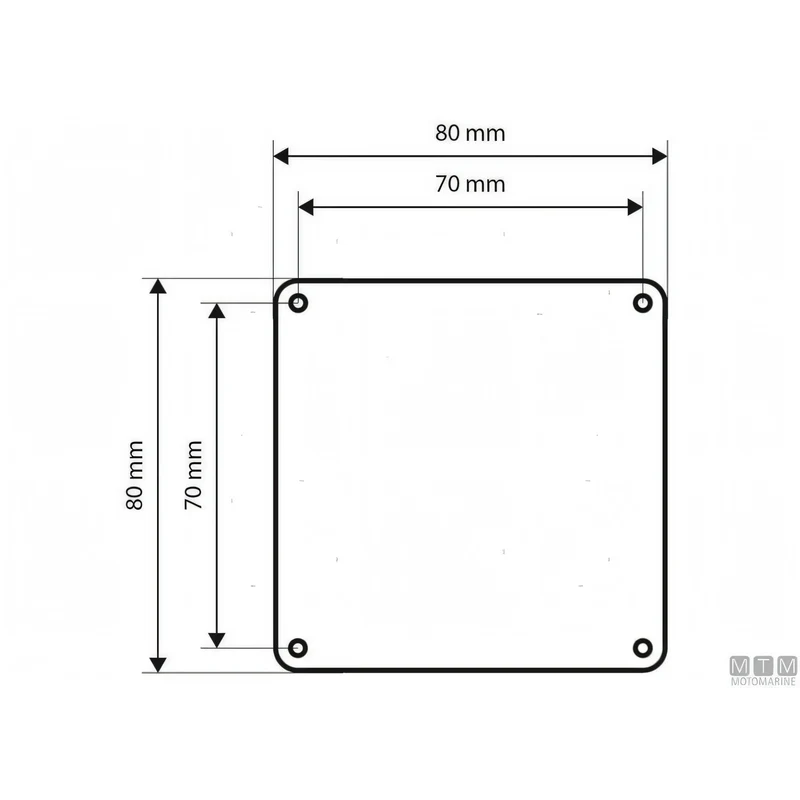 Pannello Quadro Elettrico Inox con Pulsanti Inox MTM