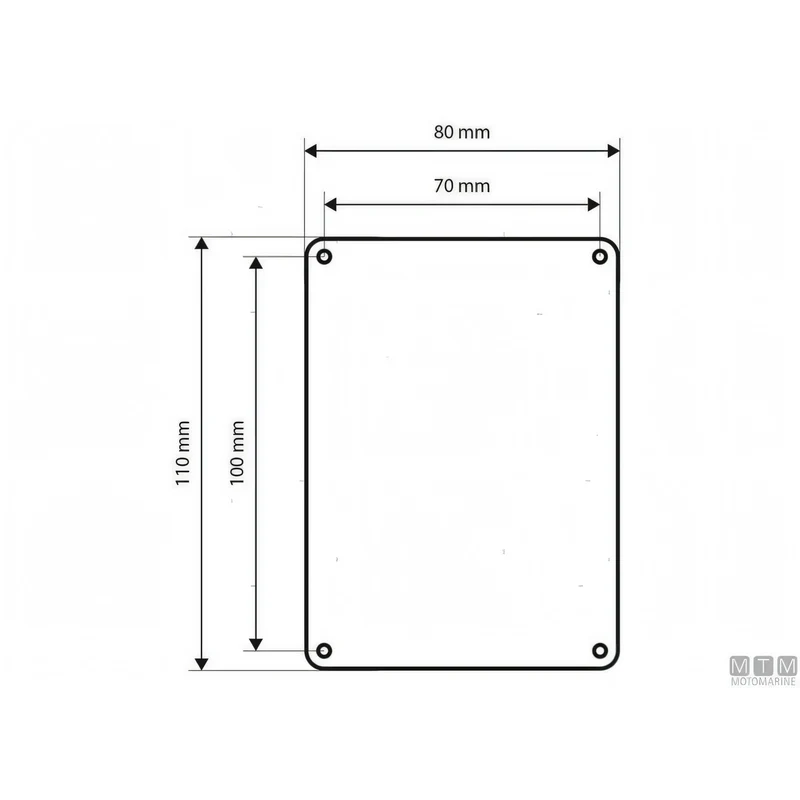 Pannello Quadro Elettrico Inox con Pulsanti Inox MTM