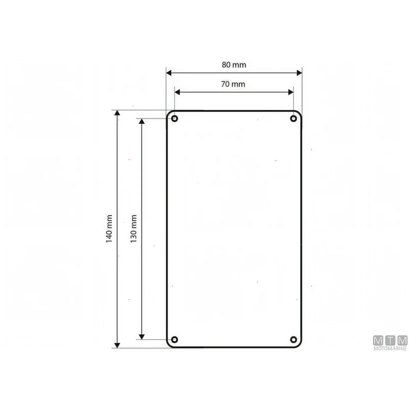 Pannello Quadro Elettrico Inox con Pulsanti Inox MTM