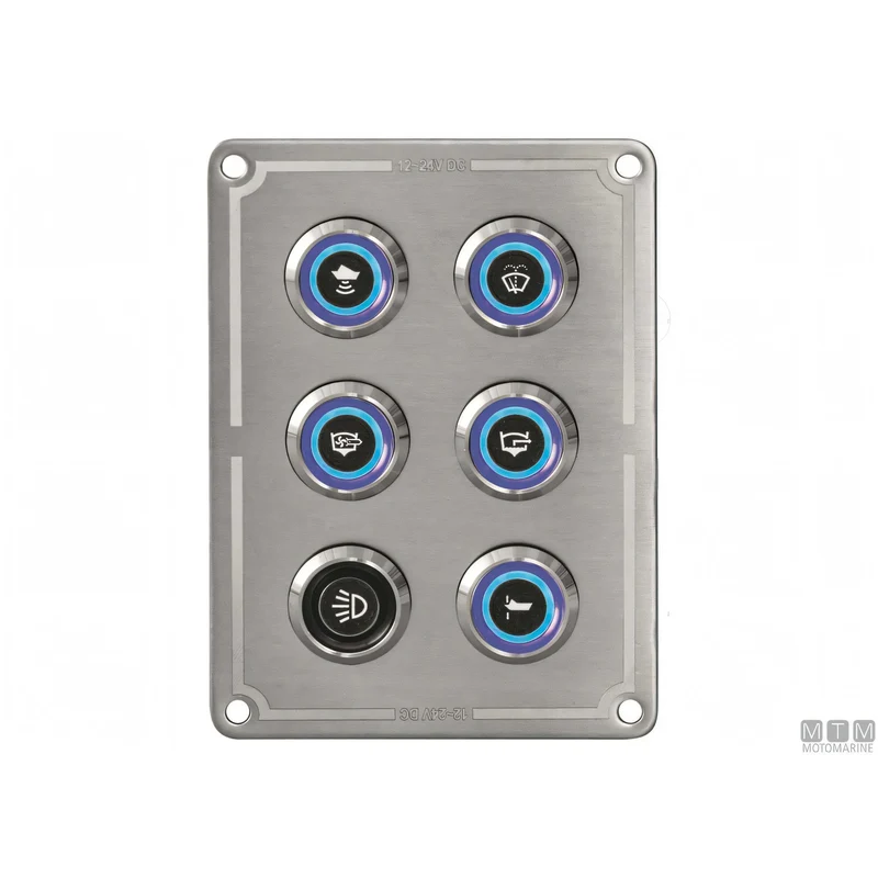 Pannello Quadro Elettrico Inox con Pulsanti Inox MTM