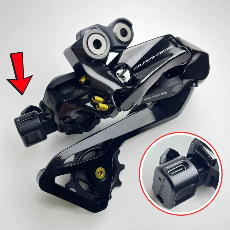 Shimano Di2 to Type-C Adapter | USB-C Charge with powerbank or phone