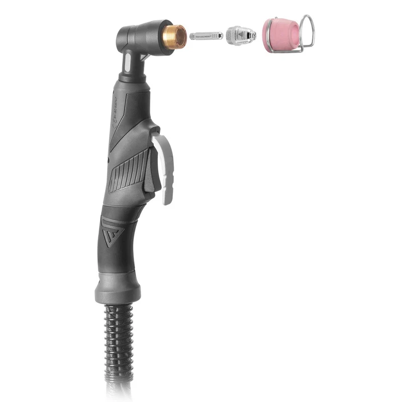 STAHLWERK P-60 Plasmazubehör Verschleißteile Plasmadüsen + Elektroden + Keramikkappen für P-60 CUT Pilotzündung Plasmaschneider-Brenner, Set 60-teilig