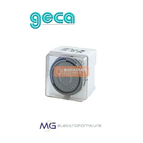 Interruttore Orario Meccanico Giornaliero da Parete Geca Logic 171
