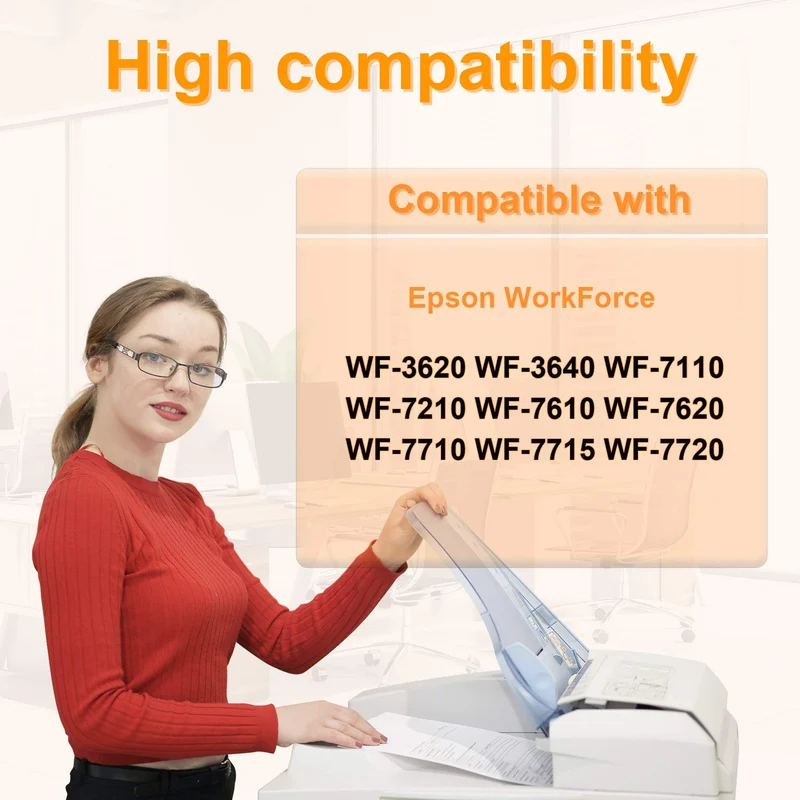 D&C Compatibili Cartucce d'inchiostro Sostituzione per Epson 27 27XL per Epson WorkForce WF-3600 WF-3620 DWF WF-3620 WF WF-3640DTWF WF-7110DTW WF-7210DTW WF-7600 WF-7610DWF WF-7620 (10-Pack)