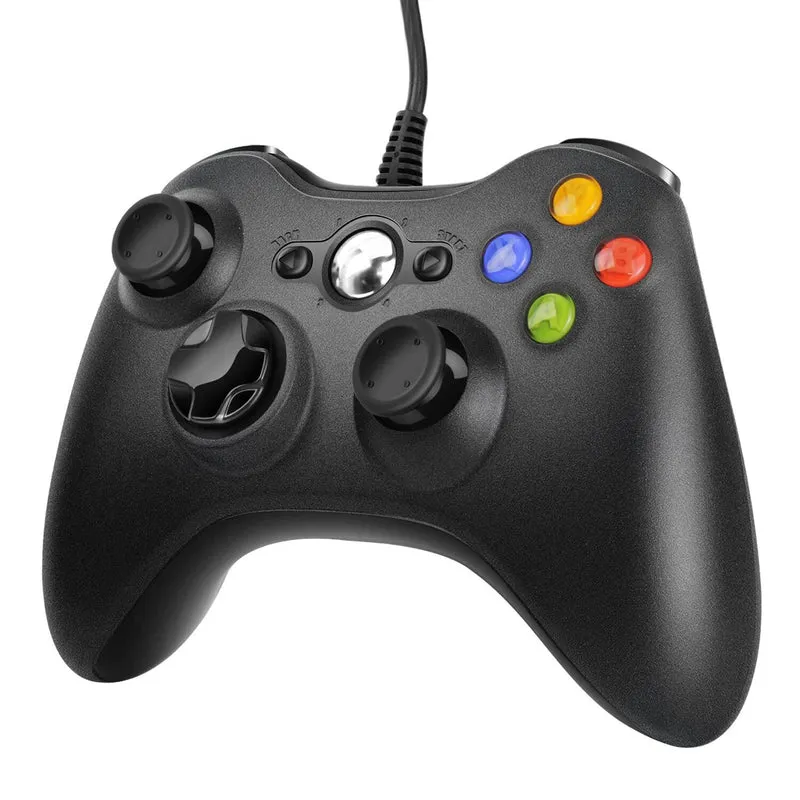 Controller per PC Xbox 360, Game Controller per Xbox 360, Wired Controller Compatibile per Xbox 360/Xbox 360 Slim, USB Wired Controller Joystick Compatibile per PC(Windows 7/8 / 8.1/10 / XP/Vista)