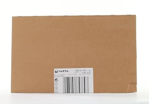 VARTA Pile AA, confezione da 40, Industrial Pro, Batterie Alcaline, 1,5V, pacco di stoccaggio in imballaggio ecologico, Made in Germany [Esclusivo su Amazon]