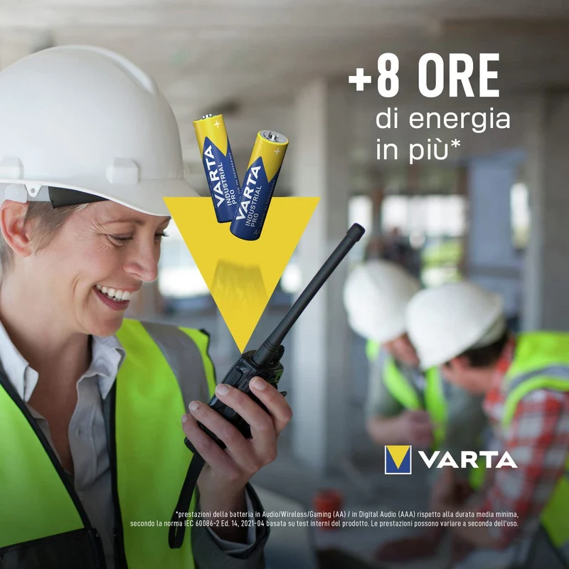 VARTA Pile AA, confezione da 40, Industrial Pro, Batterie Alcaline, 1,5V, pacco di stoccaggio in imballaggio ecologico, Made in Germany [Esclusivo su Amazon]