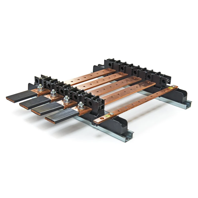 Supporti per barre in rame autoestinguente IP00 resistenza al calore 130° C